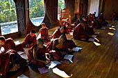 Novice monks, Shwe Yaunghwe Kyaung, Nyaungshwe, Inle Lake, Myanmar.  